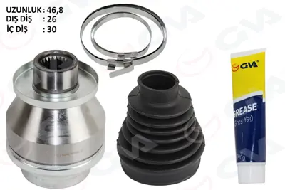 GVA  4475303KIL Aks Kafasi İç Sol T5 Axd 2.5 Tdi (04-10) Axd 2.5 Tdi 7H0407331E 161031 7H0498103C 7H0498103CX 24570 661029 14216098 VKJA8541 450062 304843