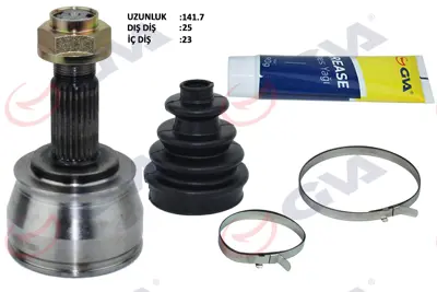 GVA  4490230K Aks Kafasi Diş Ön Corsa D/Punto 1.3cdti/Mtj (05-12) (75hp) (Dth) (25x23x51) 144.5mm 46308322 817027 93190187 607592 607458 12351907 46308519 77365986 151592 QVJ1432