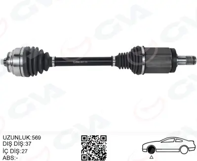 GVA  4499111 Komple Aks On Sol (Otm. Sanz.) Bmw F07 F01 F02 F03 F04 Xdrive 31607606027 1910F10 CV22761K 31607593043 GCO81413 31607593046 36109 31607618680 31607593044 31607618681