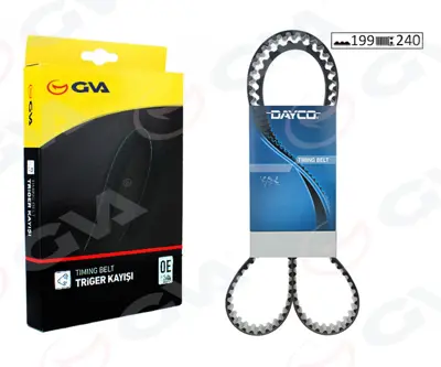 GVA  58199240 Triger Kayişi (199x240) Opel Astra H-Vectra C-Zafira 1.9cdti Astra J-Insignia 2.0cdti 08=> KDP458510 55183528 K68093239AAS1 KD45325 ZK1060 WK3036 PK1348 KDP453250 TBK507611 SMATB0090