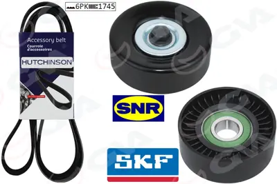 GVA  59A3310 Alternatör Gergi Kiti Tourneo Connect-Transit Connect 1.8di-Tdci (07-) (Klimali) (6pk1745) 1118677 151027 532040530 1518301400 50924618 331316170095 541387 340319SX RT1343 VKM34107