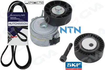 GVA  59A4331 Alternatör Gergi Kiti (Kütüklü) Partner-Berlingo-Jumpy-C5-Xantia-Xsara-Ulysse-P206-P406 (K026pk1750) 5750YG VKMV6PK1748 500061750 5750R6 DV6PK1750 96308935 7700107175 46769821 96MF6C301BC 1987946030
