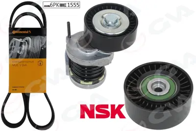 GVA  59A7210 Alternatör Gergi Kiti Amarok- Transporter T6 Caaa-Caab-Ccha-Cfca-Caad 2.0tdi (10-15) (6pk1555) 044903137G 038903315T 03G145276