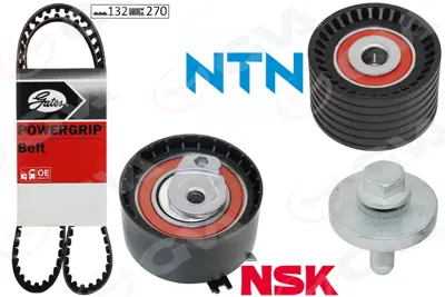 GVA  59T1423G Eksantrik Gergi Kiti Clio Ii 01> Clio Iii 04>megane I 96> Megane Ii 02> Megane Iii 09> Laguna I 96> Laguna Ii 01> Scenic I 96> Scenic Ii 02> 1.4-1.6- 16v (K4m-K4j) 8200585576 130C10178R 130701192R 7700107150 8200537026 8200244615 1680600Q0M 8200897100 8201058069 7700108412