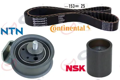 GVA  59T7527 Triger Seti (153x25) Passat(96-00)-A4(95-00)-A6(95-05) 1.8-1.8t (Ajl-Aeb-Afy)(K015492xs) Kütüksüz 058198119 058198479