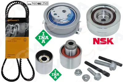 GVA  59T7577C Triger Seti Crafter-T6-A3-Jetta-Caddy-Polo-Passat 1.6-2.0 Tdi Cayb/C/D-Caab/C-Ckub-Cffb-Cfwa-Caga 03L198119A 03L198119B 03L198119C