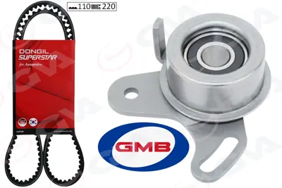 GVA  59T9105 Triger Kayiş Seti (Eksantrik Seti) Hyundai Accent 1.3l G4ea Enjeksiyonlu 01-05 /  Getz 1.3l G4ea 02-10 (1 Kayiş + 1 Rulman) (110x220) 2431222612 TBK373 2441022000 QBK654 2431222611 DKT3007 SK1439 VKMA95648 KTB566 F904457V