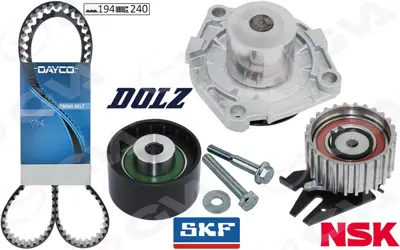 GVA  59WPK2918-1 Triger Seti-Devirdaimli Fiat Egea 15> Linea 09> Doblo Iii 10> Bravo Ii 07>14  500 L-X 12> Alfa Romeo Giulietta 10> Mito 08>15 Jeep Renegade  14> Opel Combo 12> Suzuki Sx4 S-Cross 13> Vitara 15>1.6d Mtj 1629019 636439 55187100 95512576 55192323 71771498 7778565 46352133 55191315 55212159