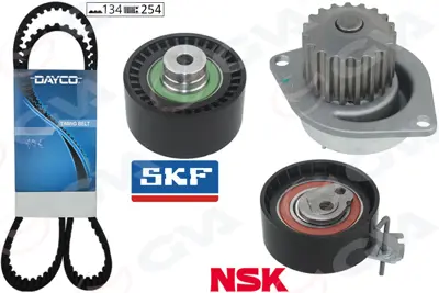 GVA  59WPK4324 Devirdaimli Eksantrik Gergi Kiti P206-207-307-308-Partner-C2-C3-C4-Xsara-Berlingo 1.6 16v(Tu5jp4) Dfm Succe 1.6 16v (09-13) (Tu5jp4) 0831.L3 0831.L2 0831.R9