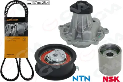 GVA  59WPK7507-2 Devirdaimli Triger Seti Caddy-Golf3-T4-Passat-A4-Toledo 1.9-1.9tdi (Aaz-Afn-Ahu-Avg-Abl-1y 28109119P 28109119K 1L0198002A K045223XS 28109243F 7400530 5542671 1058458 28109244 1762232