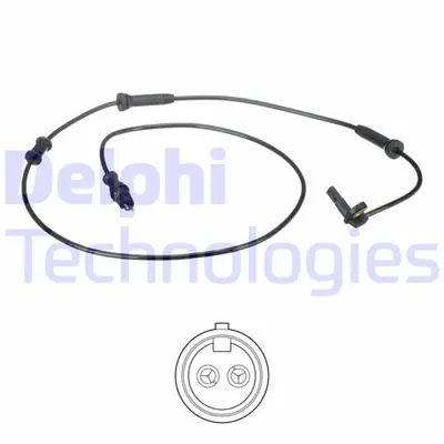DELPHI  SS20480 Abs Hiz Sensörü Fiatbrava-Bravo 46532099 6PU009106511 24071150163 818015117 XABS832 AB1260 GBS2051 46532101 360055 410061