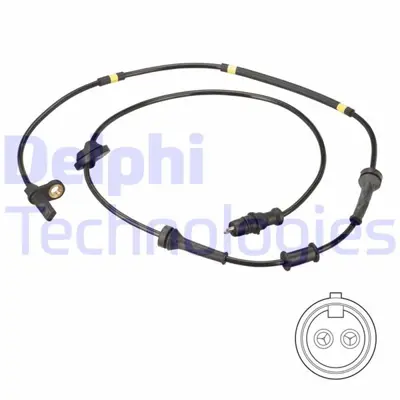 DELPHI  SS20481 Abs Hiz Sensörü Fiatbrava-Bravo 46532126 30160 70102257 986594587 V24720014 818015221 102257 ASB15809 24071150203 GBS2069