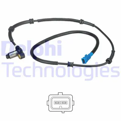 DELPHI  SS20491 Abs Hiz Sensörü Ön Citroen Xm 9415955 454552 BZ3118S 6S708 12002062 24075111183 GBS2040 SS20491 360168 6PU010039401