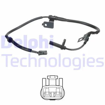 DELPHI  SS20620 Abs Hiz Sensörü Ön Sağ  Sorento 956713E310 N5010314 8290353 1510KK35 90353 411140398 84834 75E0441JPN 22531 T450256