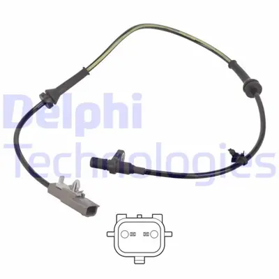DELPHI  SS21256-12B1 Abs Hiz Sensörü Qashqai 11/2013> 47901HV00A 210233 1960233 460233