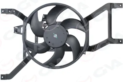 GVA  7519114 Fan Motoru Dacia Logan 04> Sandero 08> 1.4 1.5 Dci 1.6 214817807R 85714 LFc0955 8200779073 8200832493 214812180R 47651 CEF71004AS 14079004LGK 40273400