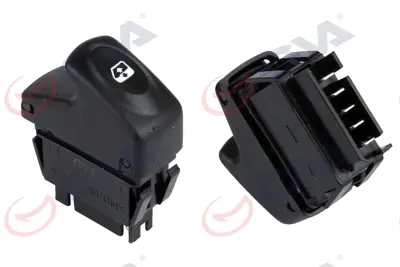 GVA  8011002 Cam Açma Anahtari Sağ Megane I-Clio Ii (98-05) (5 Fiş-Tekli) 5145107A2 7700838099 26624 26100 701796 2106100 534104 SWR710090 CWR71009AS V46730044