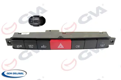 GVA  8029110 Anahtar Grubu Fiat Doblo (10-) (Far Ayar+resis+ Ecs + Sis) 735498199 462270007 640440 5145001 206044 H206044