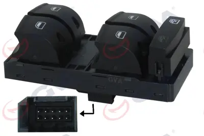 GVA  8075916 Cam Açma Anahtari Audi A3-A6-Q7 (05-15) (Dörtlü) 4F0959851 99591525801 BSG90860091 4F0959851C5PR 500382 V10730014 WG1888460 916255 662530 916375