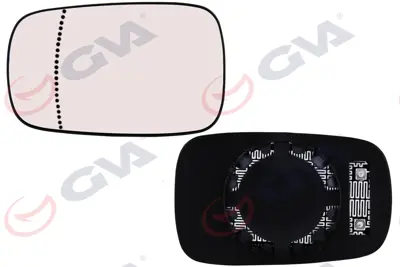 GVA 98AB3N824DBN Ayna Cami Sol Laguna (01-07)-Megane Ii Isitmali+asferik+mavi Cam Vm-137aghl 3000852001 3000951303 3000951503 619300400 619303300 620310200 821242 821458 826521