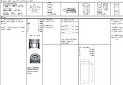 GOETZE  8779954 STD Motor Piston+segman Std (88.00mm) Karsan Jest Minib 14>ducato 120/130 2.3djtd (Euro5) (87-844900-32) (87-844900-32) 1017002AA