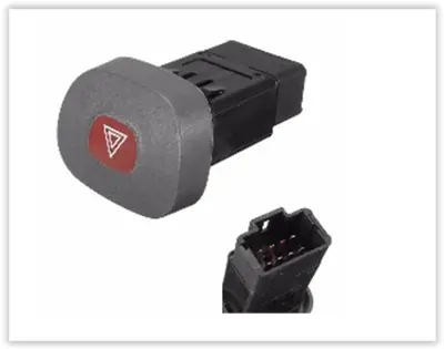 HELLUX  PRA.700938 Dörtlü Flaşör Anahtari Megane I (8 Pin) 7700435867 CHL71005AS 461900034 916596 23640 2103640 SHL710050 82654 660046A2 LGK051079005