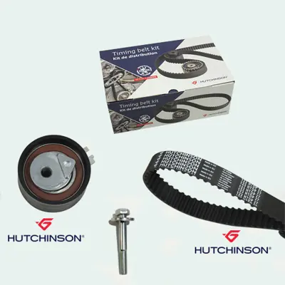 HUTCHINSON  KH101C Triger Seti (123 Dis 27mm) Clio Ii 01>06 Megane Ii 04> Kango 01> Micra Iii 04> Duster 10> 1.5 Dci K9k (Euro 3 Euro 4) 1680600QA8 KP10911 7701477012 7701476571 1680600QAX 1276084A00 KH101WP78 VKMC061343 QBPK7642 KT1368W3