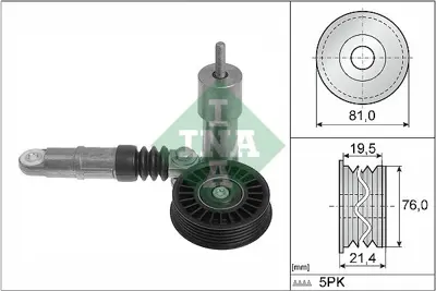 INA 51754774 Alternatör Gergi Rulmani Kütüklü Komple Passat-A4 1.9 Tdi (Avf-Avb) 038903315P 038903315D