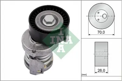INA 51764278 Alternatör Gergi Rulmani (Kütüklü) Polo-Golf4-Bora 1.6-1.4-1.6 16v(Aee-Alm-Afh-Ahw-Bby-Bky-Bbz-Bcb) 030145299C 030145299F