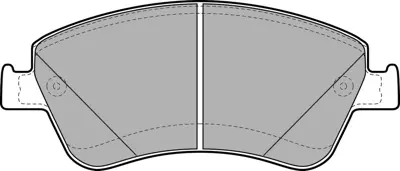 İthal  DB370-185 Ön Balata Toyota Auris-Corolla 1.4d-1.4 Vvti-1.6 Vvti-2.0d-4d-2.2d 07=> D4d (Gdb3481) 04465 02170