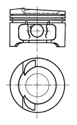 KOLBENSCHMIDT GB 1135 Motor Piston+segman Std Benzinli Motor Vr6  20 Pim (81.01) (Aaa-Aes-Afp-Agz-Amy Sil) 021107065S