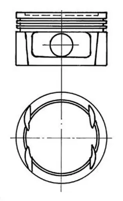 KOLBENSCHMIDT GB 1136 (X) Motor Piston+segman 0.50 C2.0 Xe-4v Astra F-Calibra-Vectra A 1992--- (86.00) (4 Sil) 90467635 90467639 8730680710 91023710 117701 24024050MM 91023610 86V121 115701 86147