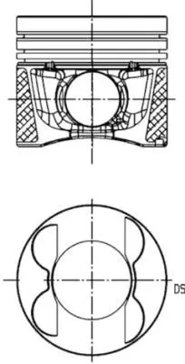 KOLBENSCHMIDT GB 1193 Piston + Segman Std 83.00mm Mercedes Om651 W204 C218 W212 W166 W221 W639 B906 B907 B910 534758 6510520000 A6510160569 6070530000 A6510301017 6510500700 6510520001 9938276 A6510303317 9939676