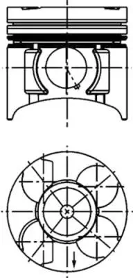 KOLBENSCHMIDT GB 13369 Motor Piston+segman Std Y1.7dt Corsa Van-Astra Van-Combo 1.7 Dti 75 Ps (79.00) (4 Sil) 3000852001 3000951303 3000951503 619300400 619303300 620310200 821242 821458 826521