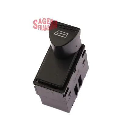 SAGEM  400126 Cam Açma Düğmesi Palio - Albea Tekli Siyah 98809718 SWR740070 462060202 5145208A2 2106201 26201 SWR74007 CWR74007AS 50027700BN 50027700
