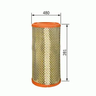 SARDES  SA2064 Hava Filtresi Daf Cf85.75cf.85cf (Hp 2504) C 291290-Am 447-Af 25426 SA17199 1317409 AF25426 986626756 AEM2770 LAF8102 AM447 LX1243 R528 E479L
