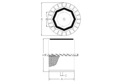 SARDES  SA2218 Hava Filtresi Bmc (Hp494k) (Ch1234k) 2M65199