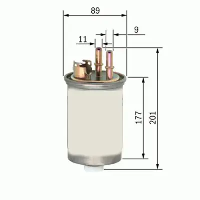 SARDES  SF377 (X) Yakit Filtresi Bravo-Marea 1.9 Td (75hp) (Fcs476) X 46533026 450906307 FT5534 WF8253 450906361 450906308 2441800 KL484 WK8539 PP9661
