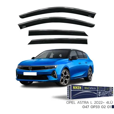 NIKEN  047OP330201 Kromlu Cam Rüzgarliği Opel Astra L 2022- 4lü 3000852001 3000951303 3000951503 619300400 619303300 620310200 821242 821458 826521