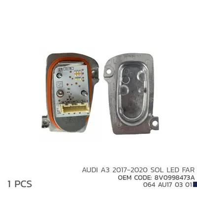 NIKEN  064AU170301 Audi A3 2017-2020 Sol Led Far Modül 8v0998473a 8V0998473A