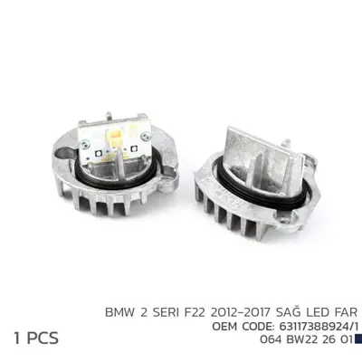 NIKEN  064BW222601 Bmw 2 F22 2012-2017 Sağ Led Far Modl 63117388924/1 63117388924 1