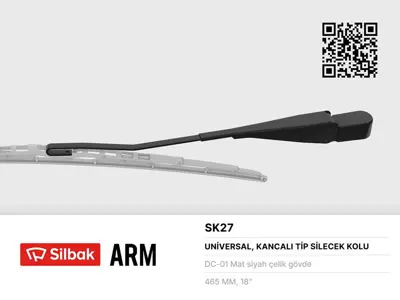 SİLBAK  SK27 Traktör Silecek Kolu 3000852001 3000951303 3000951503 619300400 619303300 620310200 821242 821458 826521