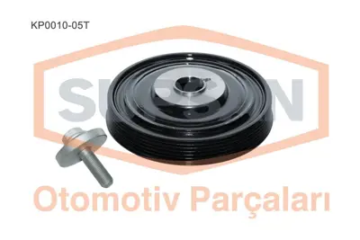 SUPSAN  KP0010-05T Krank Kasnaği Renault Kangoo / Clio / Megane 1.5 Dci (Eng. K9k) 8200352613 8200552236 F87646 8200544135 F87655 103642 8200395313 80001299 8200699517 TVD1126A