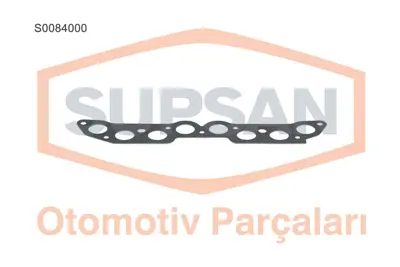 SUPSAN  S0084000 Egzoz Manifold Conta 1.6 Mm Slx-Tmpr-Tipo-Uno 1.4-1.6 Çift Parça 7772495 189768 713571600 3102722100 435370 7631739 702265300 7665722 X5142801 713571300