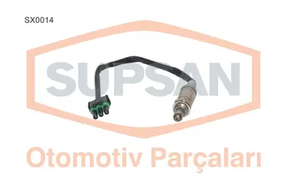 SUPSAN  SX0014 Oksijen Sensörü  Renault R19-Megane I-Clio I-Laguna I 1.4 1.6 1.8 7700746375 SEB123 90499267 258986502 OZA236R1 25132789 93892 GO8378 781630033 DOX0115