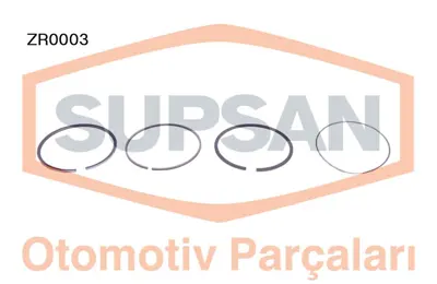 SUPSAN  ZR0003 Segman Ford Transit 2.2 L V347 Tdci Duratorq 130bg (Qwfa) 3000852001 3000951303 3000951503 619300400 619303300 620310200 821242 821458 826521
