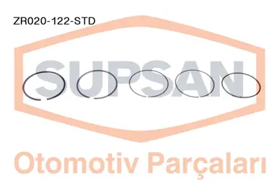 SUPSAN  ZR020-122-STD Segman Audi A1 1.4 Tsi 16v Eng.(Caxa) - A1 1.4 Tfsi 16v Eng.(Cnva) - A3/S3 1.4 Tsi 16v Eng.(Caxc) - 891400 1J0513425A 900140 1K0511353N T406247 6Q0512131B 32923410 18375 VE51854 750895