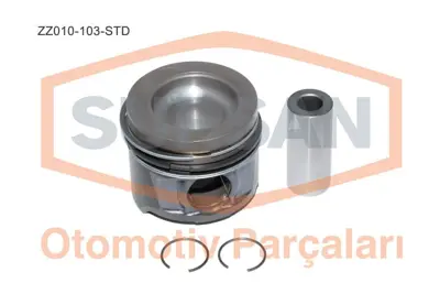 SUPSAN  ZZ010-103-STD Piston Renault Kangoo / Clio / Megane Ii / Laguna Iii 1.5 Dci (Eng. K9k) Euro4 103-106bg 3000852001 3000951303 3000951503 619300400 619303300 620310200 821242 821458 826521