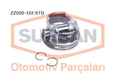 SUPSAN  ZZ020-122-STD Piston Audi A1 1.4 Tsi 16v Eng.(Caxa) - A1 1.4 Tfsi 16v Eng.(Cnva) - A3/S3 1.4 Tsi 16v Eng.(Caxc) - 891400 1J0513425A 34821 900140 50586 1K0511353N T406247 6Q0512131B 32923410 18375