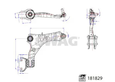 SWAG  33108433 Salincak On Sag Alt Discovery Sport L550 Range Rover Evoque L538 J9C13931 LR086107 LR060046 Partof LR086108 LRBJ15965 J9C13932 3961601 LR060047 4713066